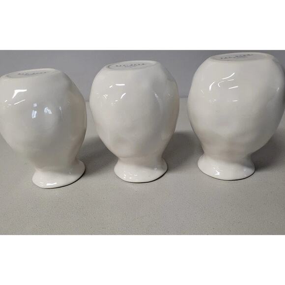 Rae Dunn Artisan Collection by Magenta Set of 3 Home Sweet Home Bud Vases, White - Picture 2 of 5